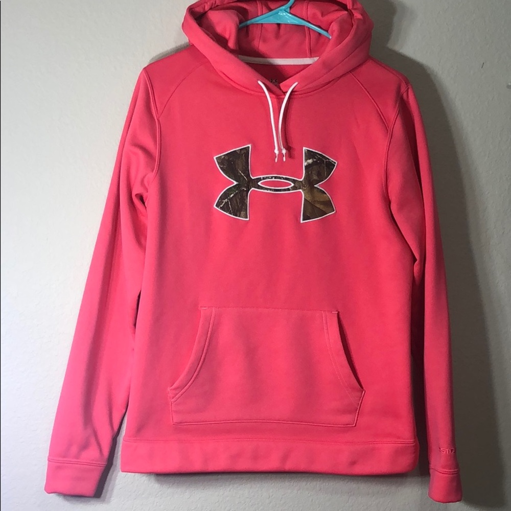 Under Armour camo hoodie.